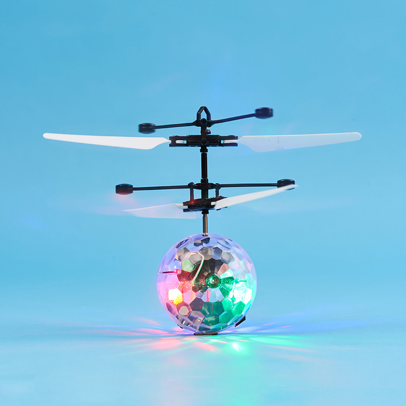 双平衡杆 感应飞行器 闪光球 夜明珠发光球 水晶球 悬浮玩具-阿里巴巴