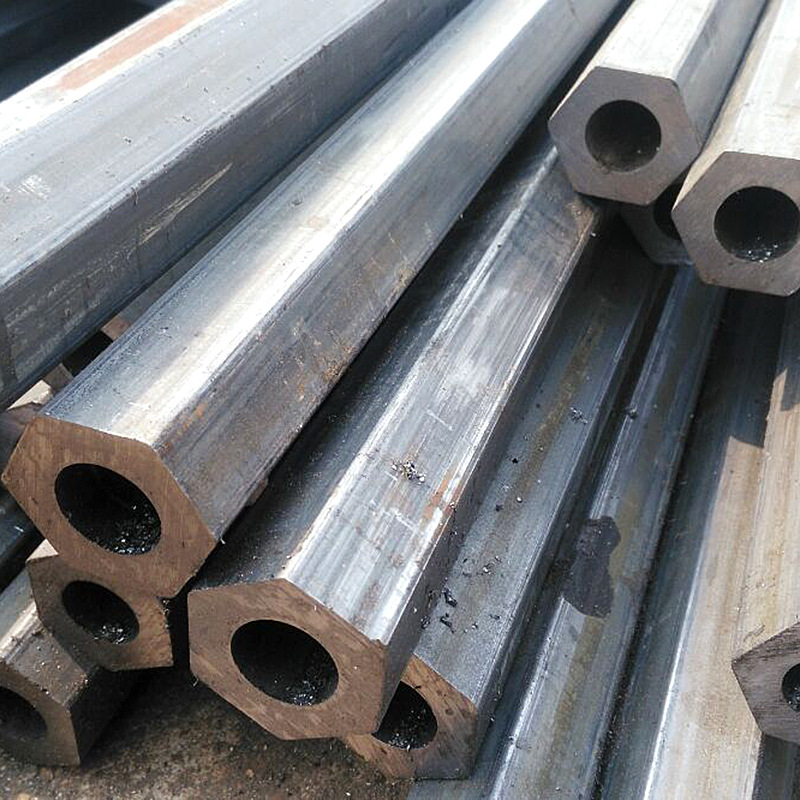 供应冷拔六角管各种异形无缝管机械制造用三角管q235b六角钢管￥5.