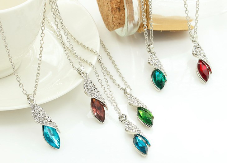 韩版新款奥地利水晶糖宝项链 沙漠之星吊坠项饰批发 节日生日礼物