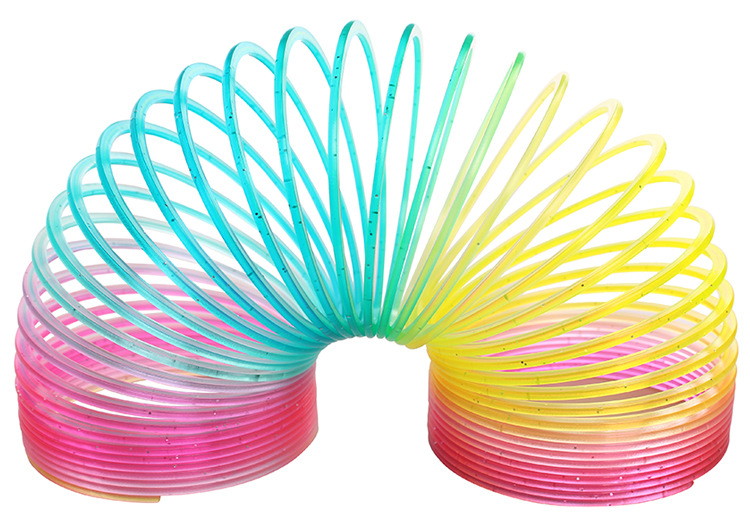 7*9彩虹圈儿童弹簧圈魔力呼拉圈地摊儿童玩具批发