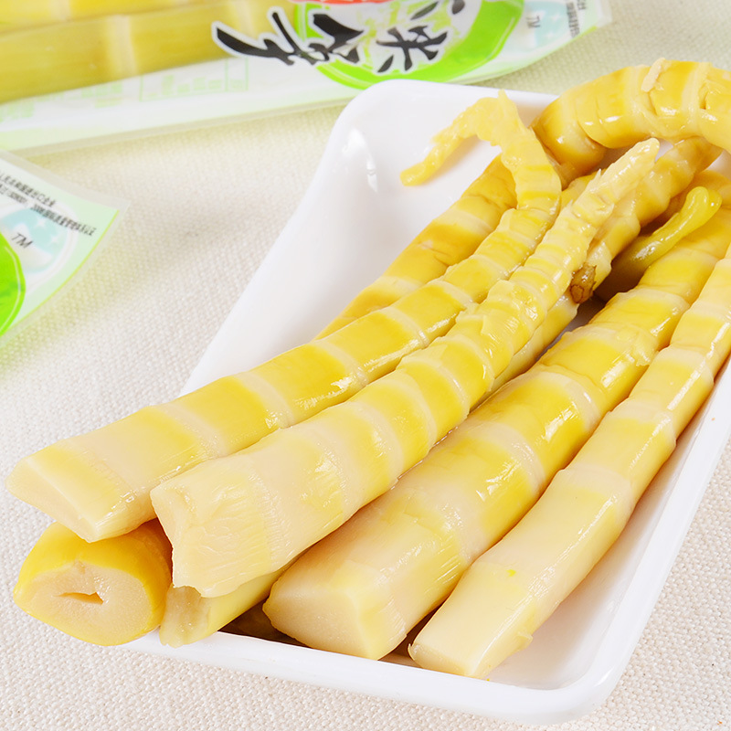 四川特产艾园泡椒尖尖笋1000g 野生泡椒笋尖竹笋脆笋休闲办公零食