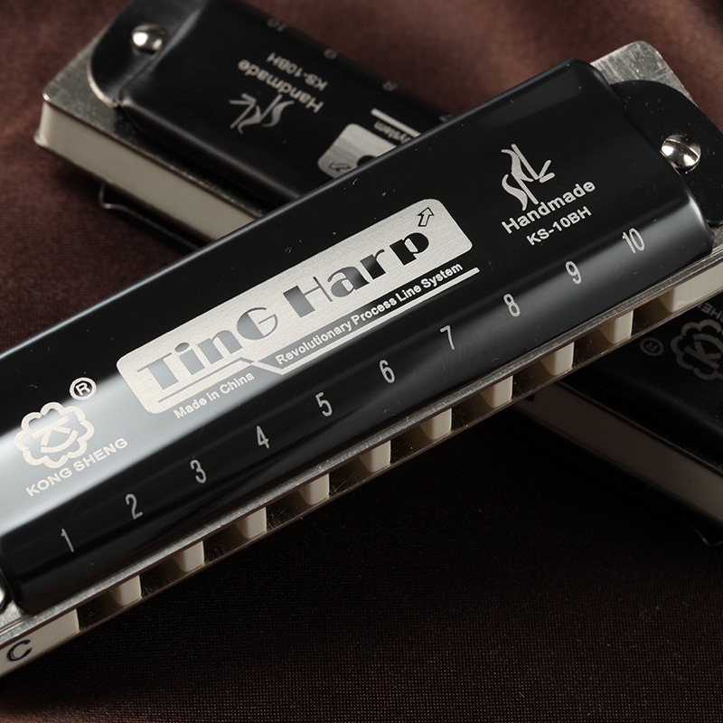 孔声10孔布鲁斯口琴ks10bh蓝调乐器成人演奏练习初学者学习口琴