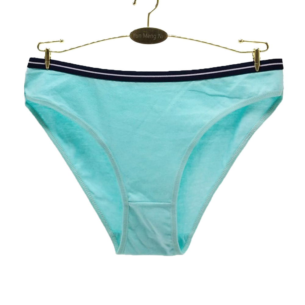 速卖通wish亚马逊货源女士纯色性感三角裤棉外贸批发低腰女式内裤