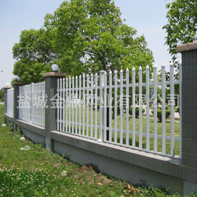 厂家直销pvc厂区围墙护栏 厂区围墙塑钢护栏 园区塑钢围墙护栏