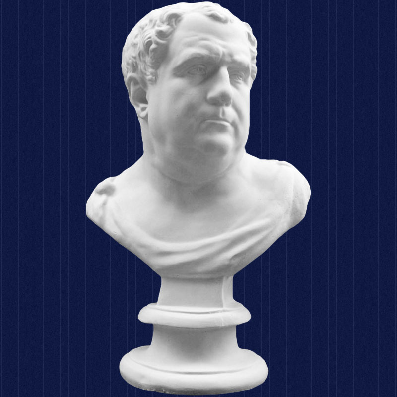 艺伯乐石膏像罗马王胸像65cm罗马将军素描写生静物教具雕塑摆件