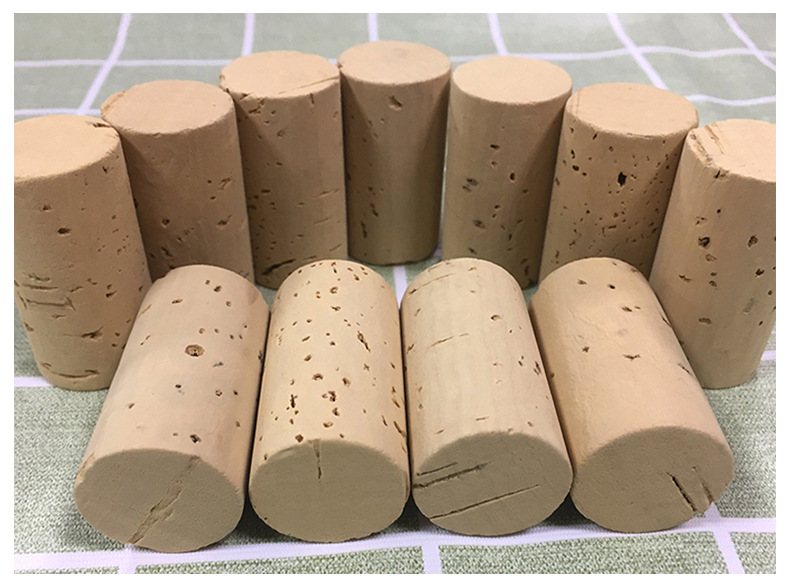 厂家直销葡萄牙天然软木塞红酒瓶天然软木塞高分子瓶塞圆柱形批发