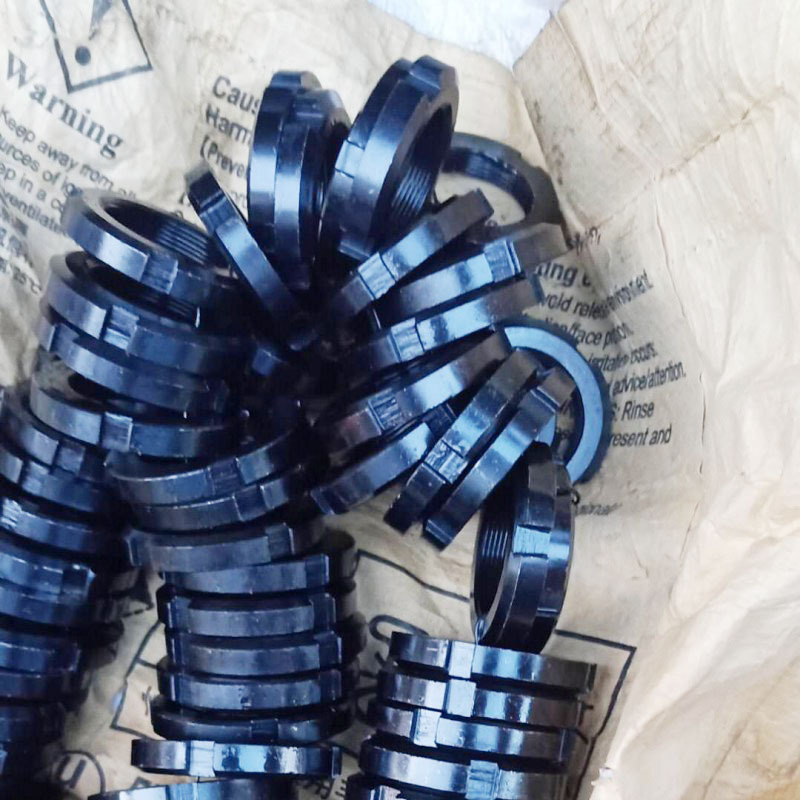 工厂直销圆螺母圆形螺母开槽母锁紧螺母止退螺母自锁螺帽轴向锁紧