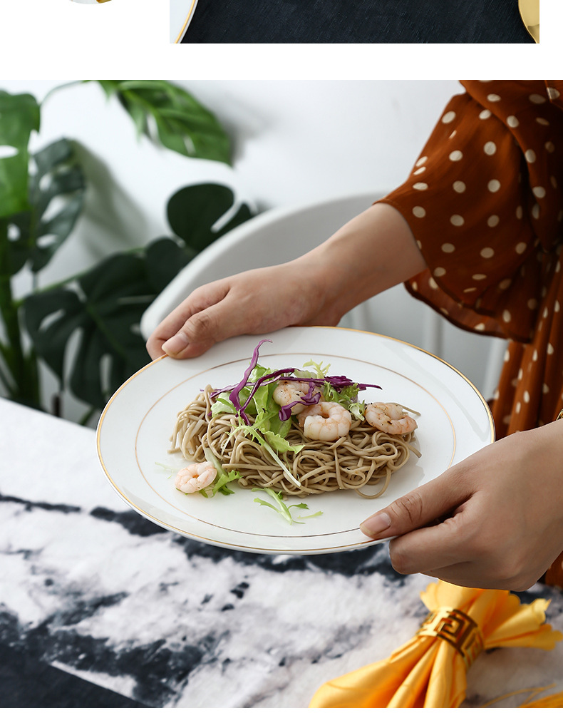 盘 材质 百分45以上骨粉骨瓷 适用人群 成人 图案 纯色 风格 西式