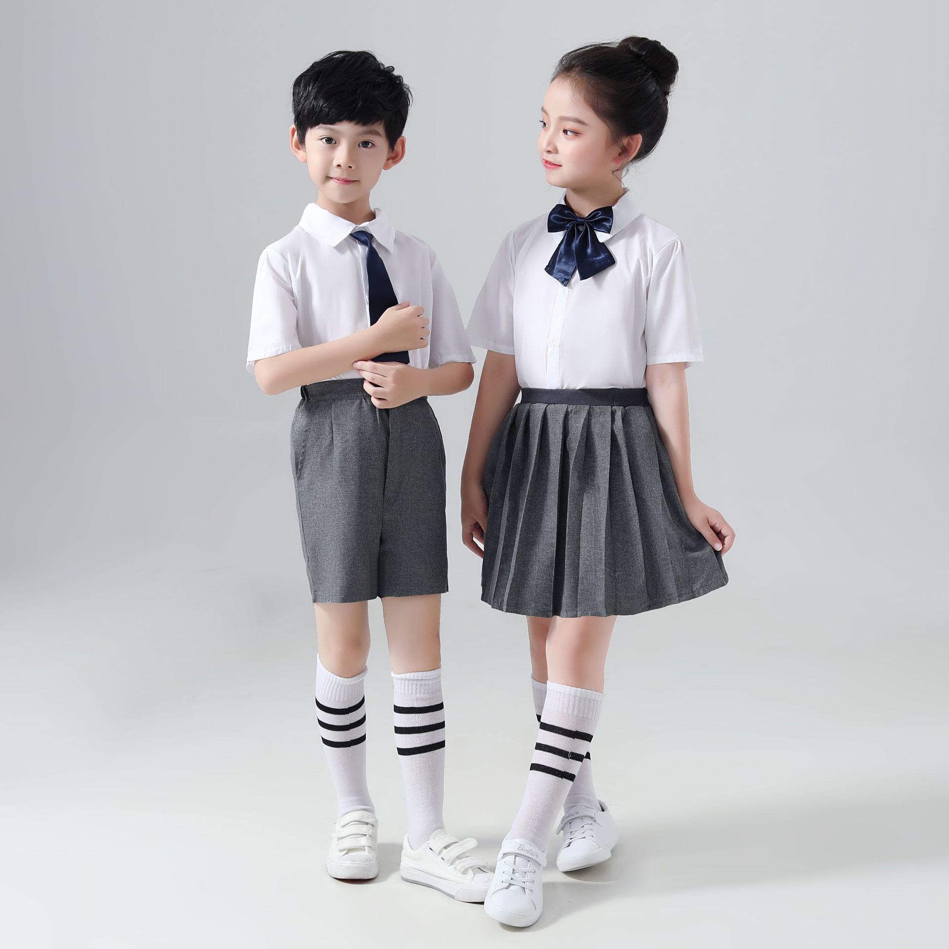 儿童演出服中小学生英伦学院风幼儿园园服合唱服朗诵舞蹈表演服装