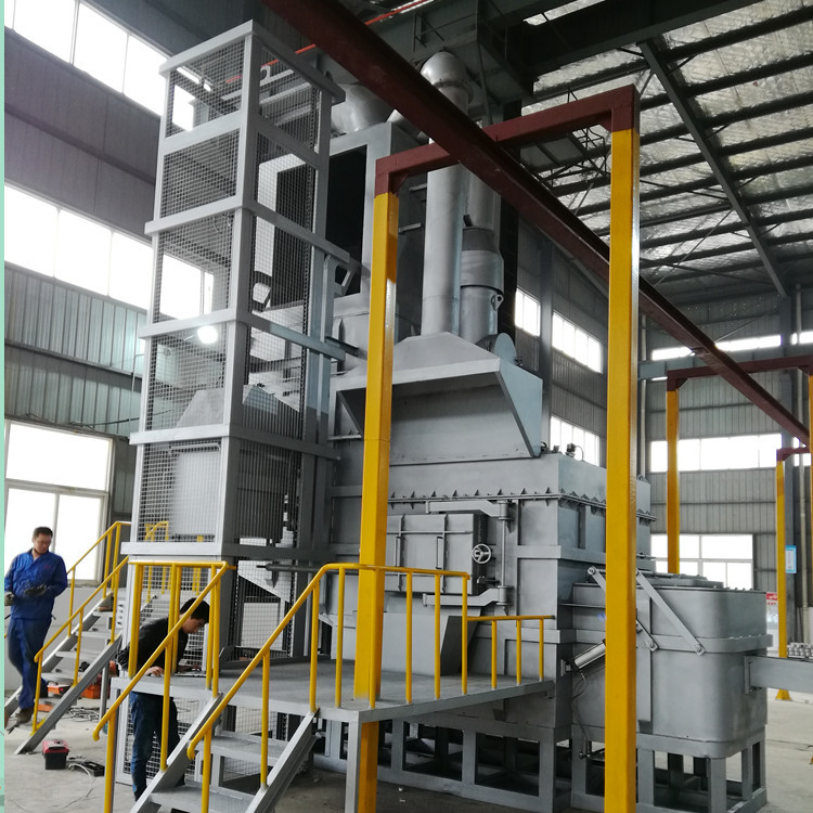 融化铝合金设备 大型塔式集中熔化炉 配1500t压铸机 自动配汤线