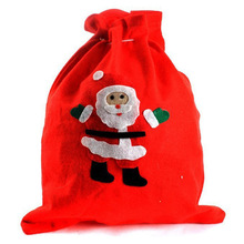 圣诞老人背袋背包 圣诞夜礼物礼品包装袋 圣诞节庆用品道具批发