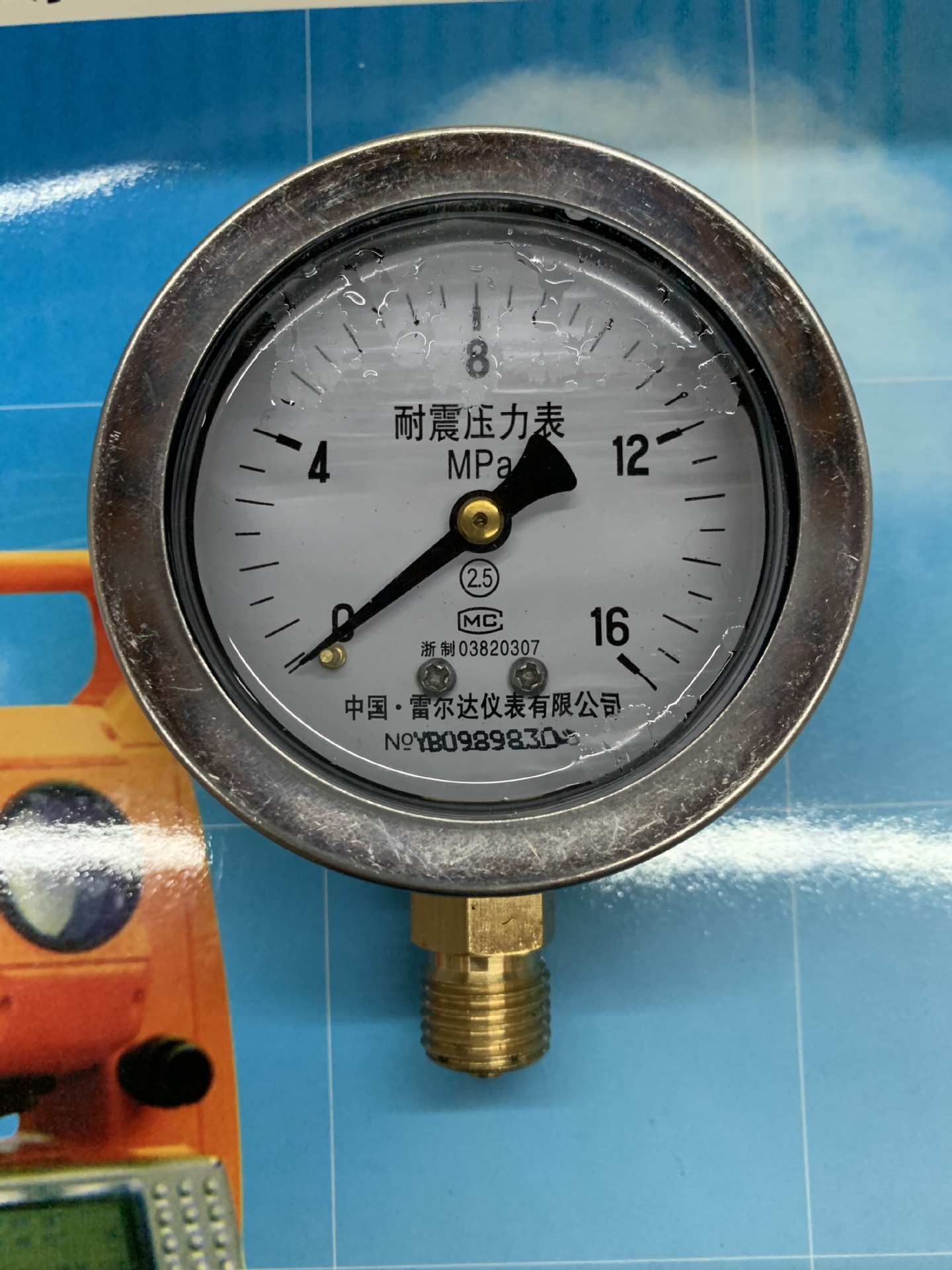 中国雷尔达耐震压力表油压表抗震表1162546101625mpa