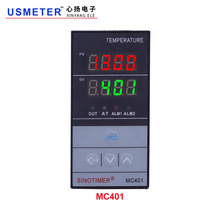 MC401 智能电子数显PID温控器热电偶PT100输入制冷加热温控仪