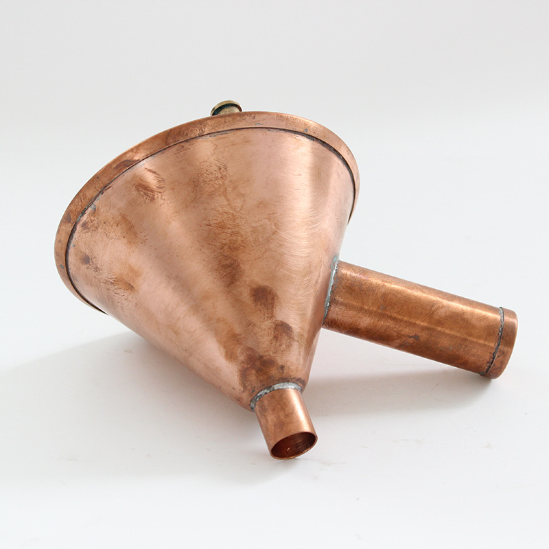 厂家批发保温漏斗 加厚紫铜保温漏斗 直径110mm实验教学专用