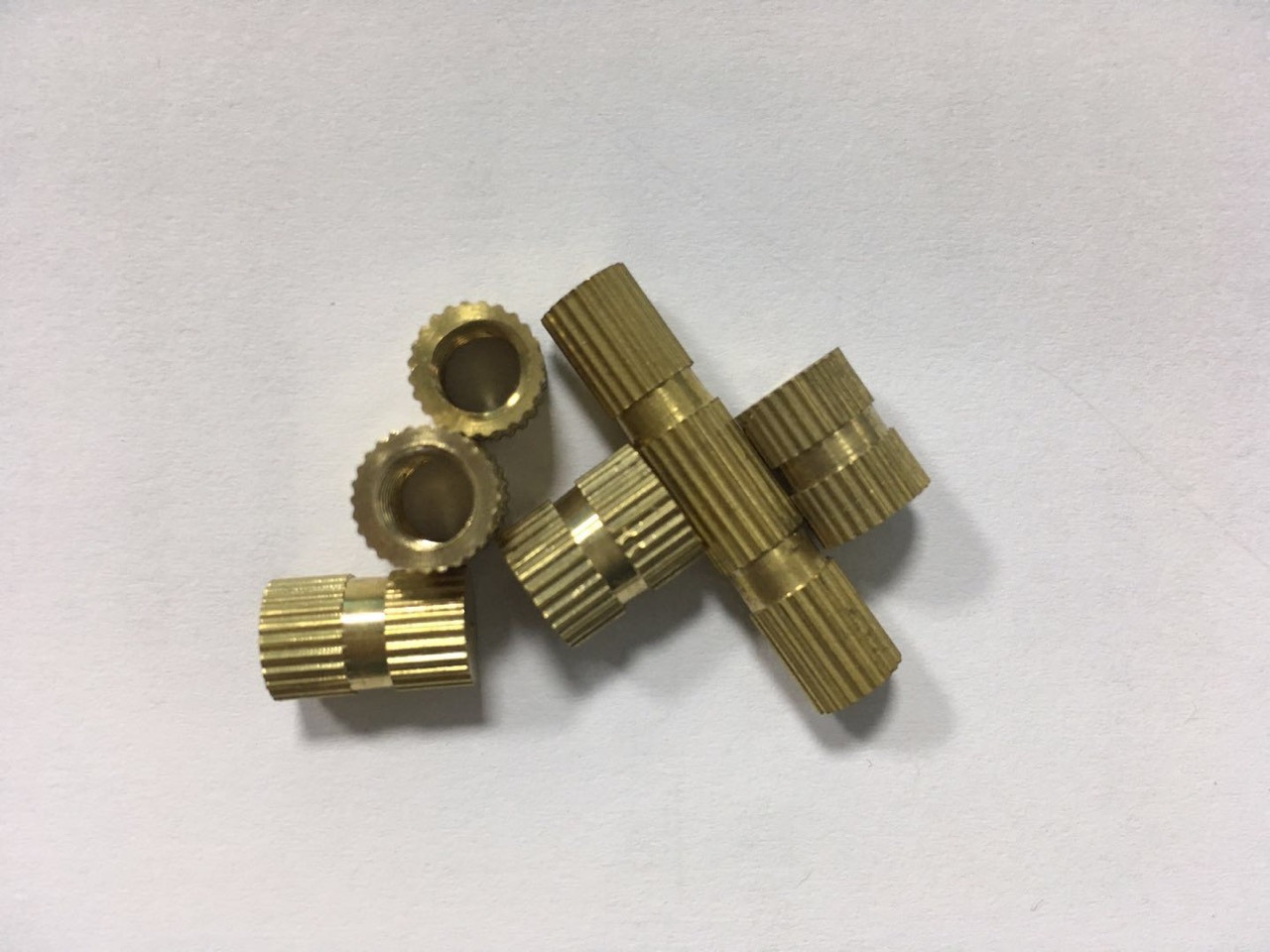 注塑螺母 铜镶嵌螺母 预埋螺母m3m4m5m6 铜螺母双通