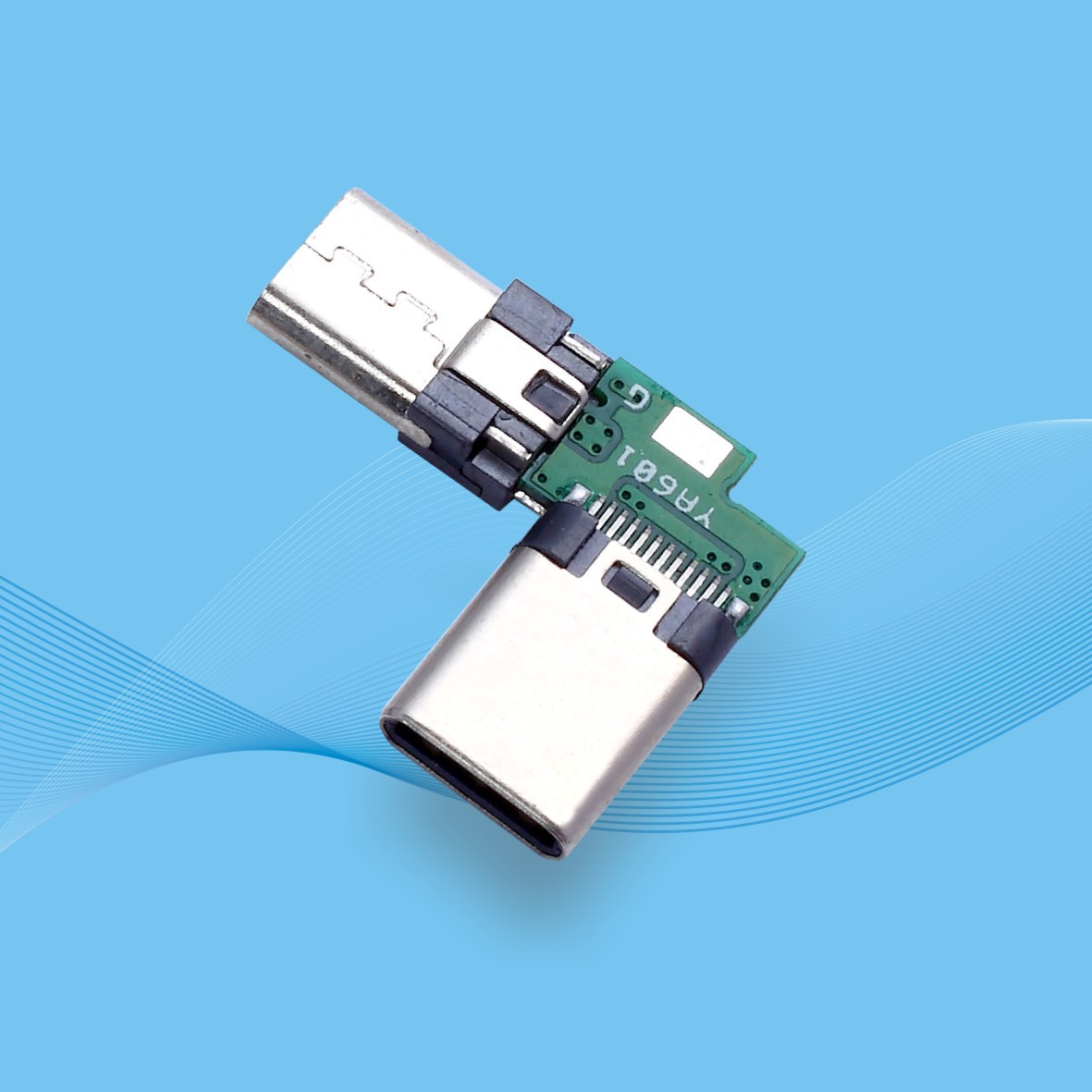 厂家直销 micro转type c充电板 一拖二连接器 适用于充电宝系列