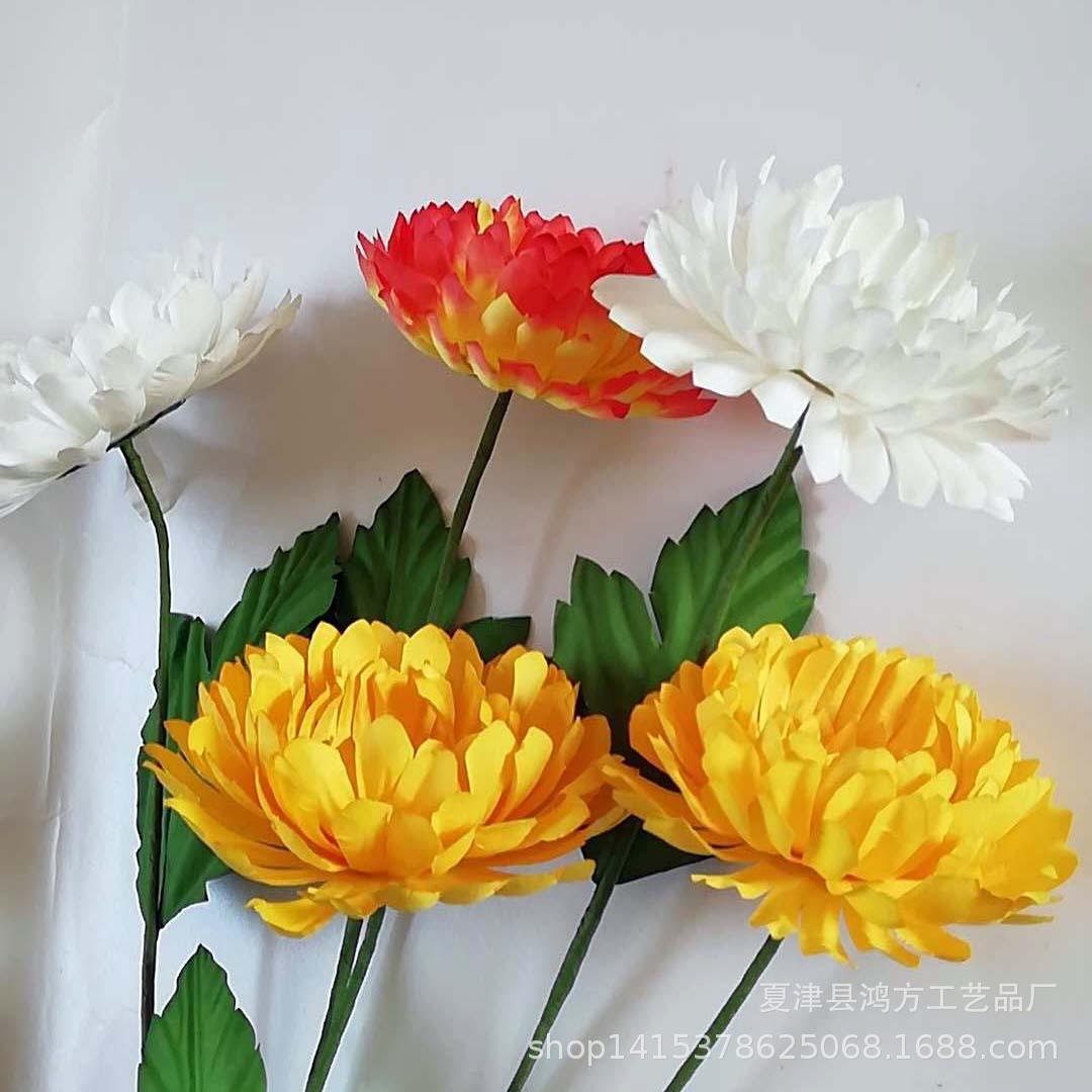 殡葬用花 祭祀花圈装饰花朵 手工纸花环保 厂家直销