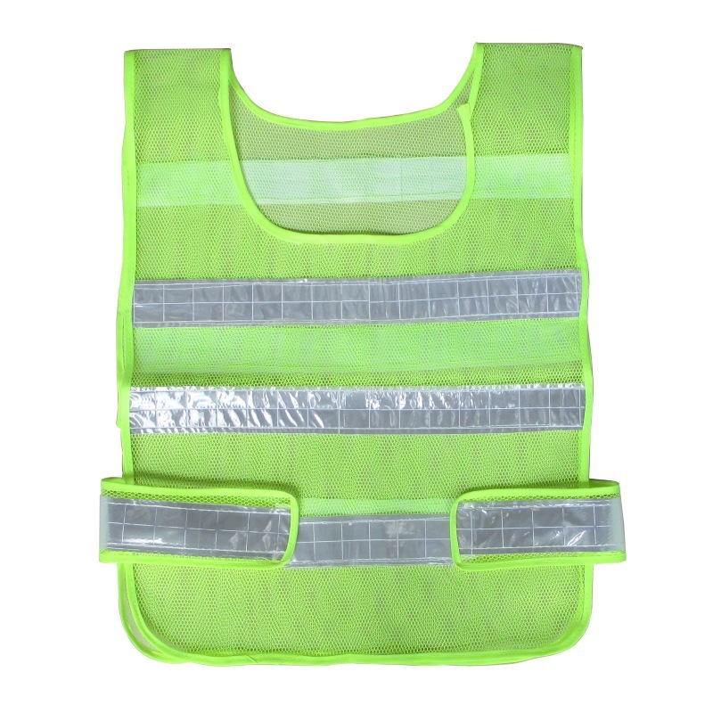反光马甲安全反光背心网眼布环卫工作服反光衣荧光黄马甲厂家批发