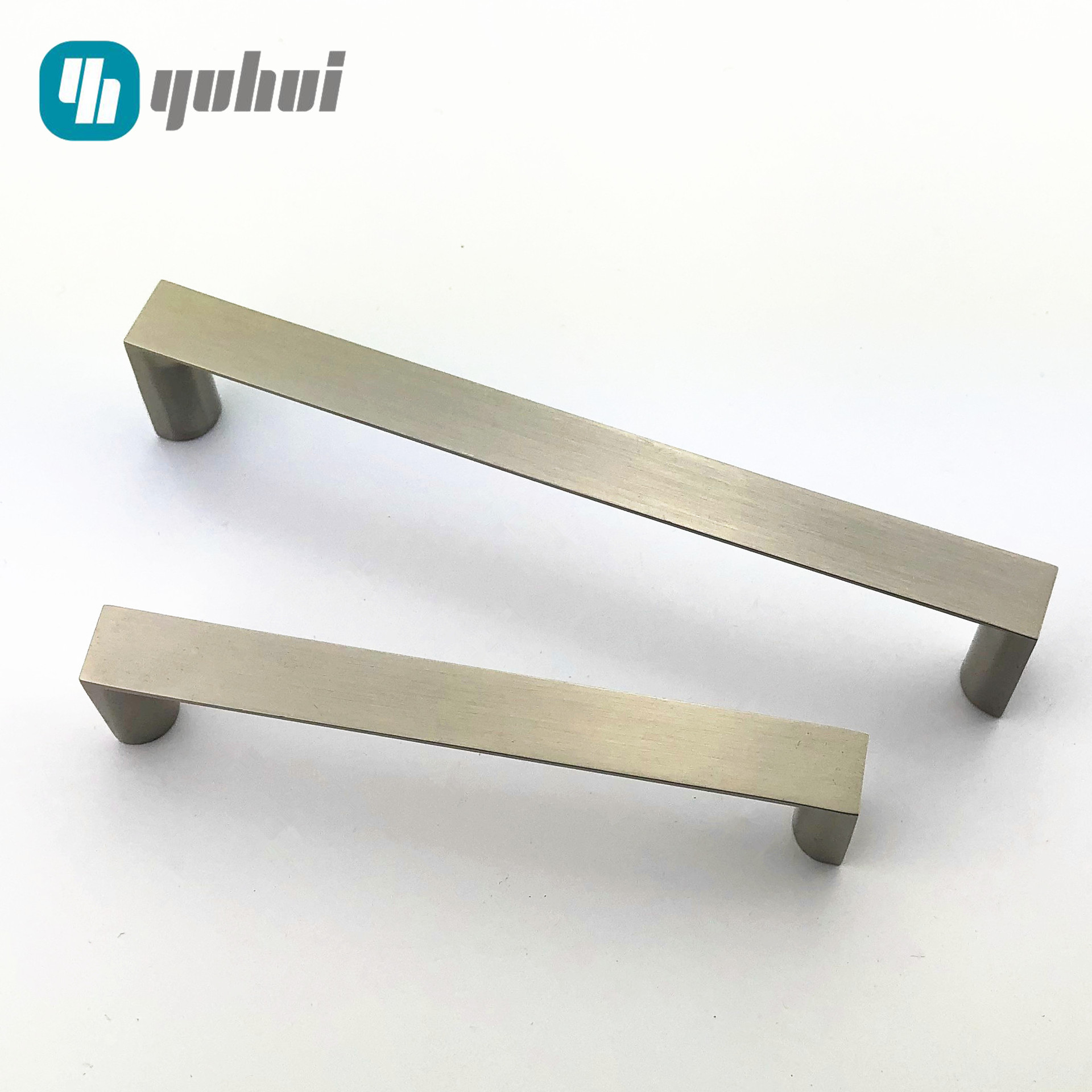 北欧简约银色衣柜门把手 铝合金拉手橱柜抽屉门加长衣橱门把手