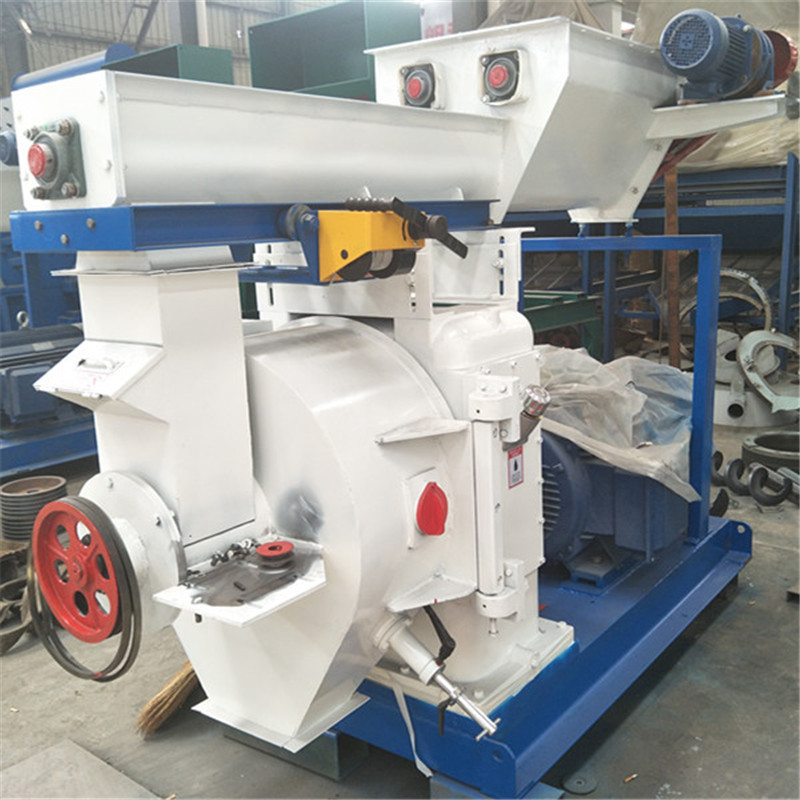 废物利用生物燃料颗粒机 立式环模秸秆颗粒压块机 平模木屑颗粒机