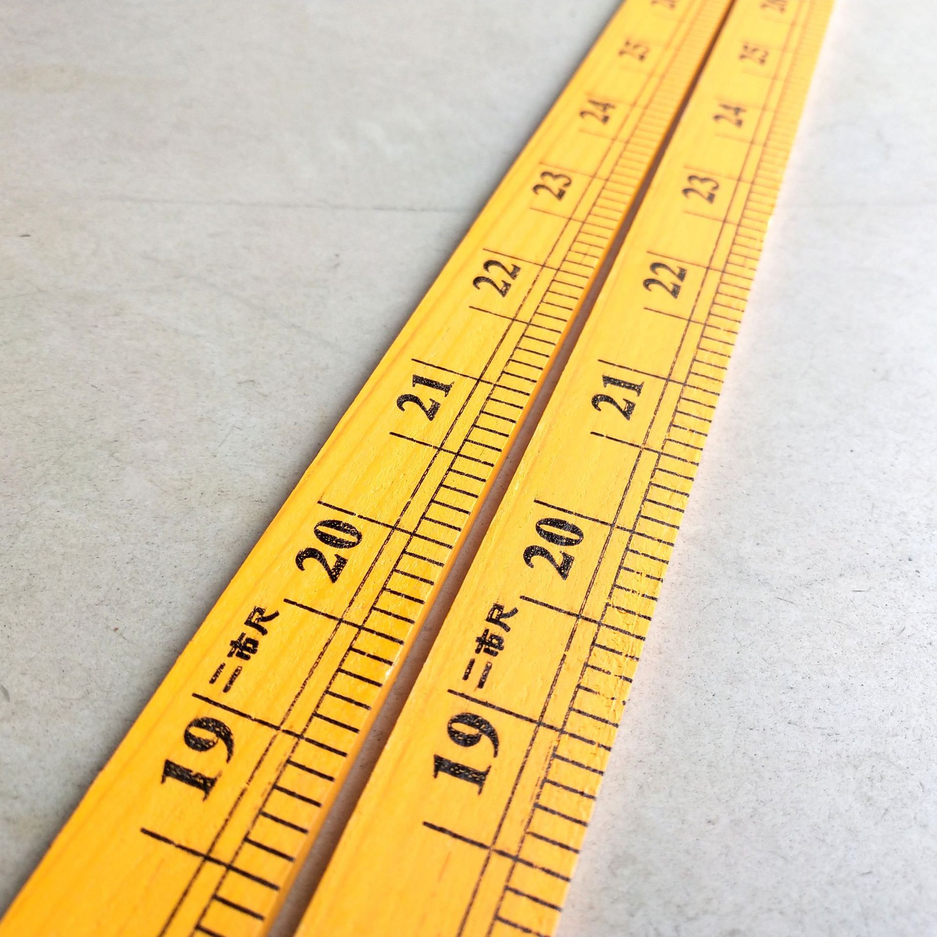 批发家用教学木头尺子1米教学尺竹直尺缝纫用品裁缝量衣尺市尺