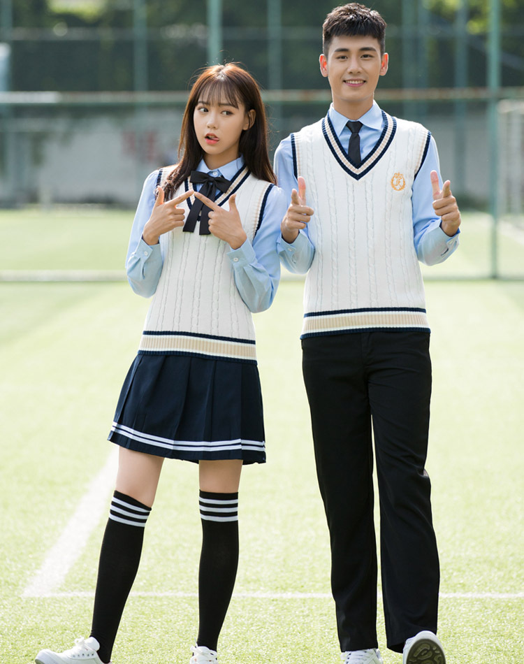 校服套装学院风韩国班服秋季小学初中高中学生英伦日系男女jk制服