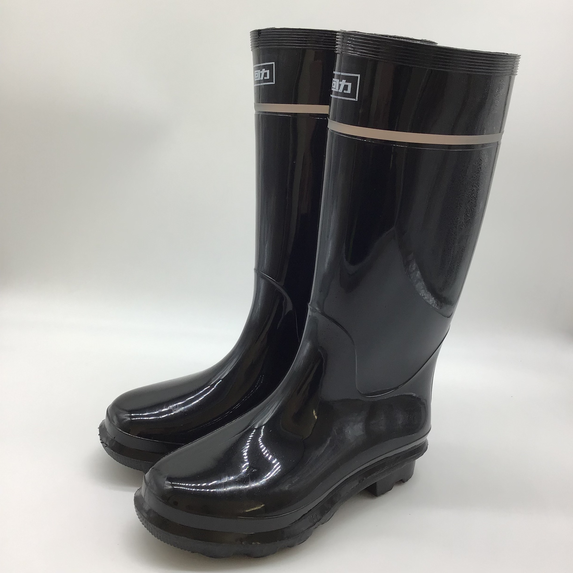 回力818中高筒雨靴 牛筋底雨靴男雨鞋 防水防滑耐磨钓鱼水鞋