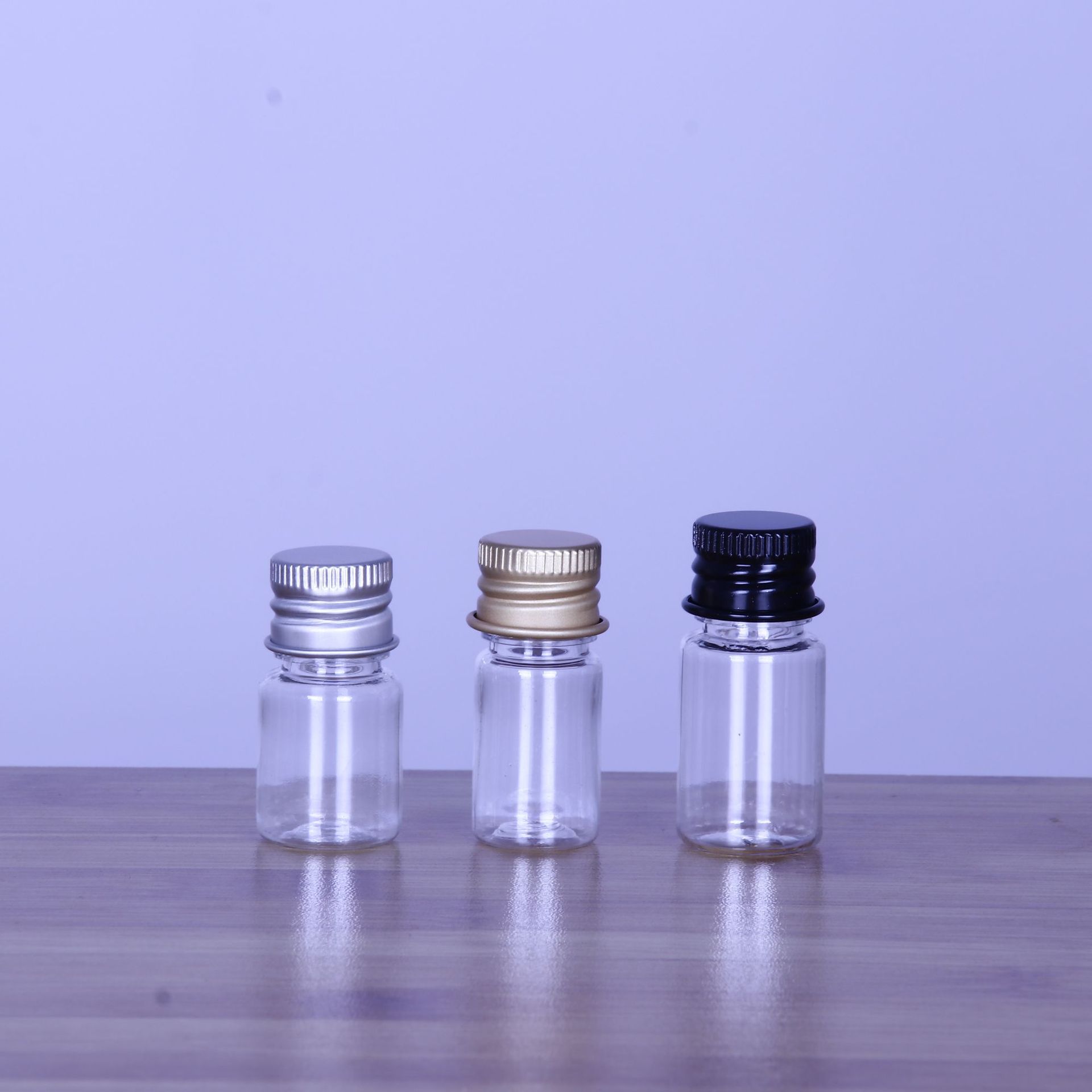 5ml 10ml 15ml 20ml 30ml铝盖塑料瓶 乳液精油分装瓶 pet样品瓶子