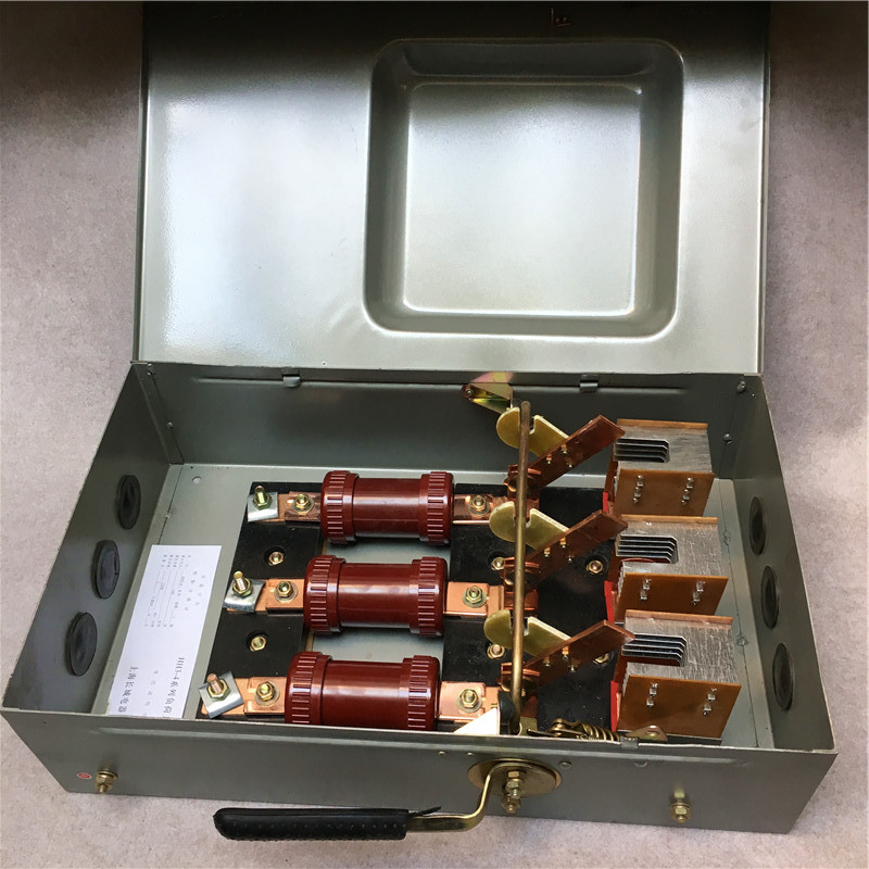低压负荷铁壳开关hh4-600a/3防雨防水封闭式隔离负荷开关hh4-600a