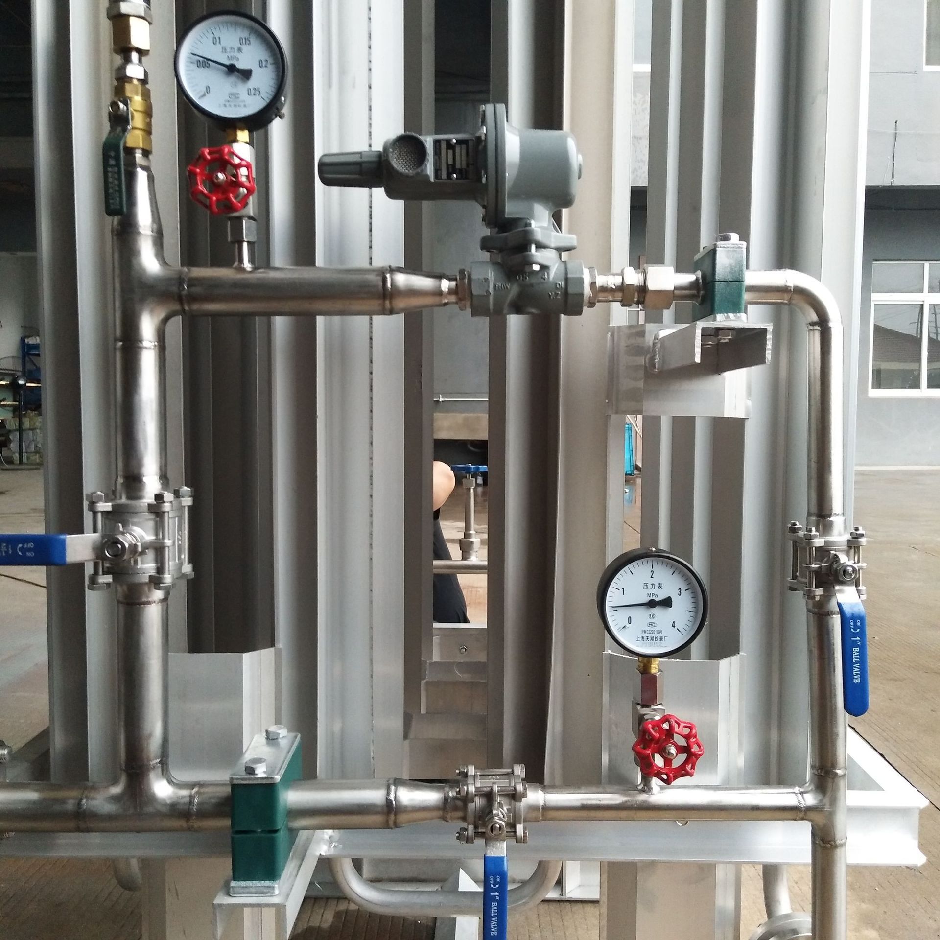 厂家直销空气式气化器 高低压气化装置 lng气化器燃气调压设备