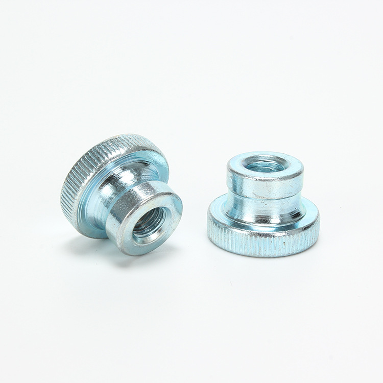 手拧螺母镀镍黑锌滚花大头手拧螺丝帽高头台阶厂家批发