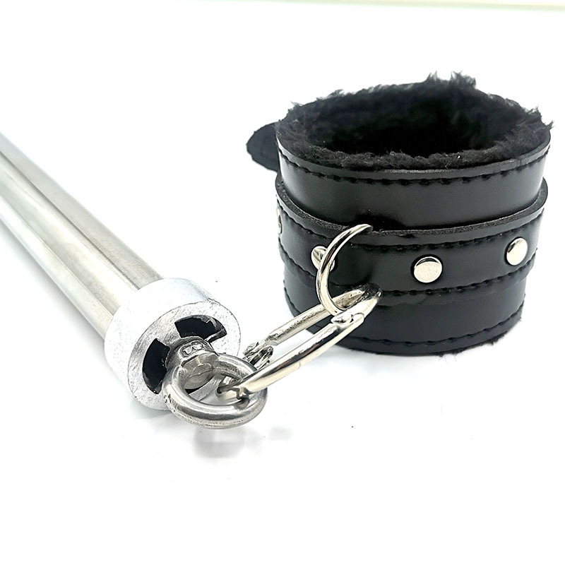 跨境成人情趣用品另类玩具手铐脚镣固定器不锈钢捆绑束缚脚镣刑具