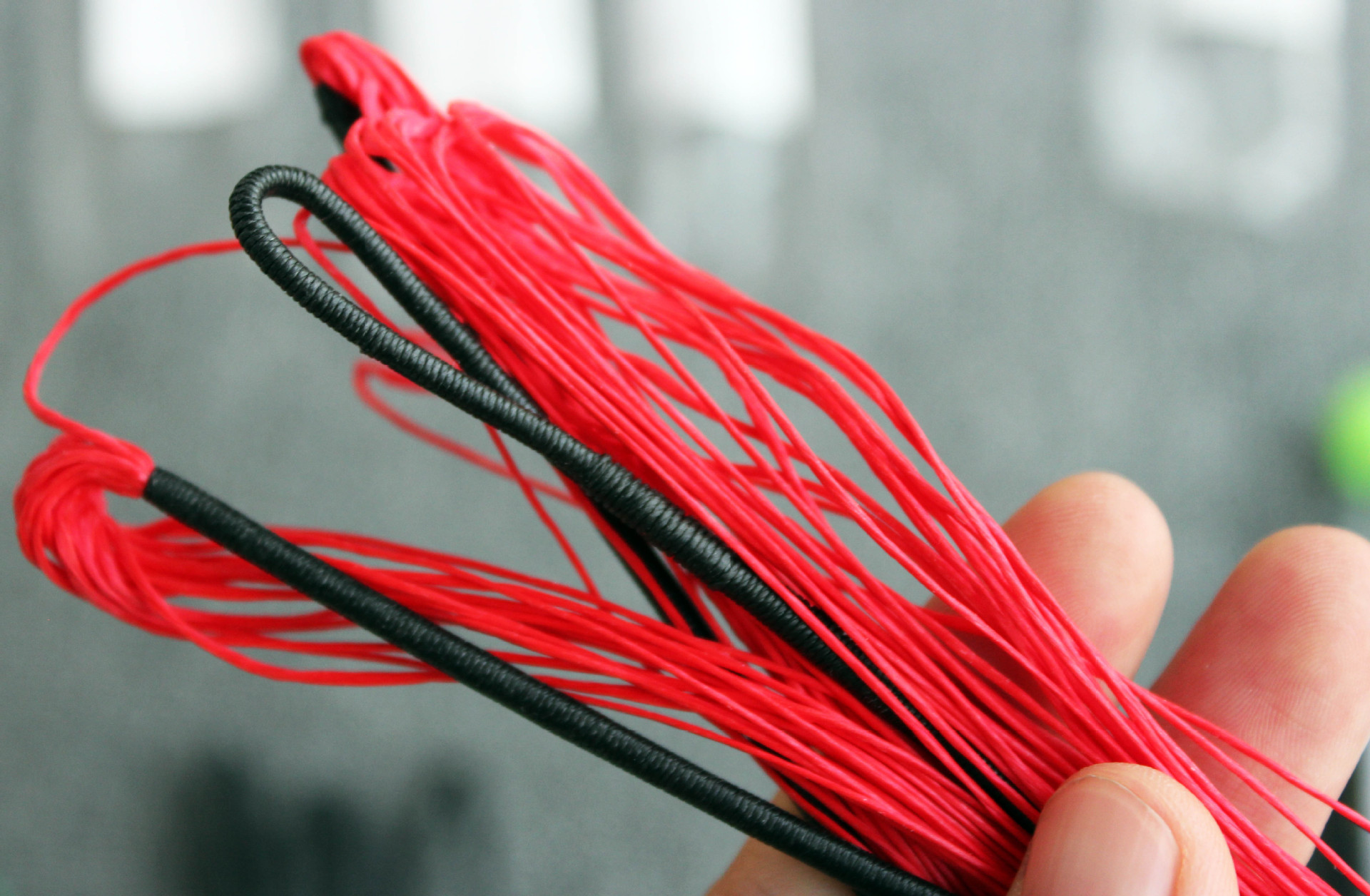 专业大力马材质 反曲弓美猎弓传统弓用弓弦可定制尺寸颜色双拧弦