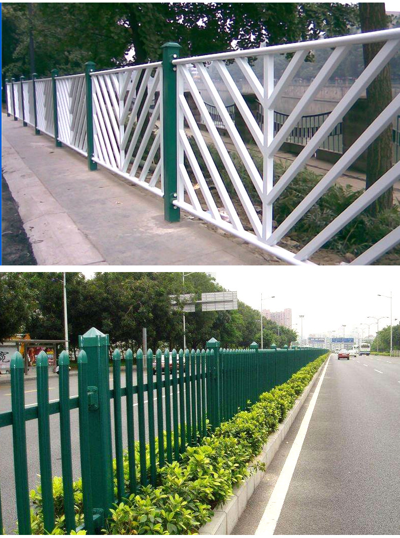 供应道路市政护栏道路防撞隔离带 交通设施市政工程锌钢护栏定做
