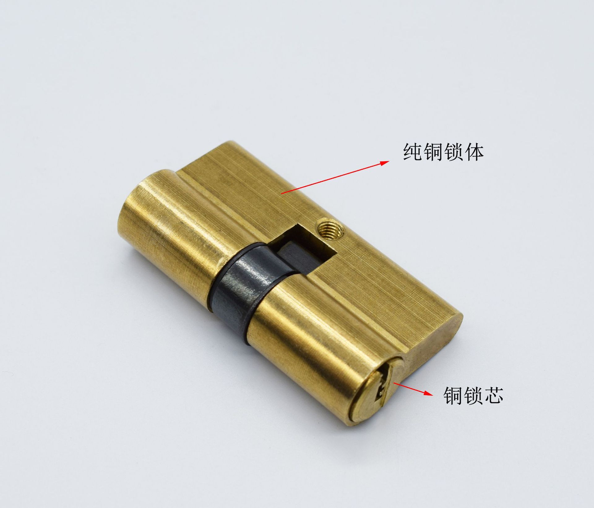 浦江厂家直销纯铜锁芯 全铜防盗门锁芯 支持批发定制