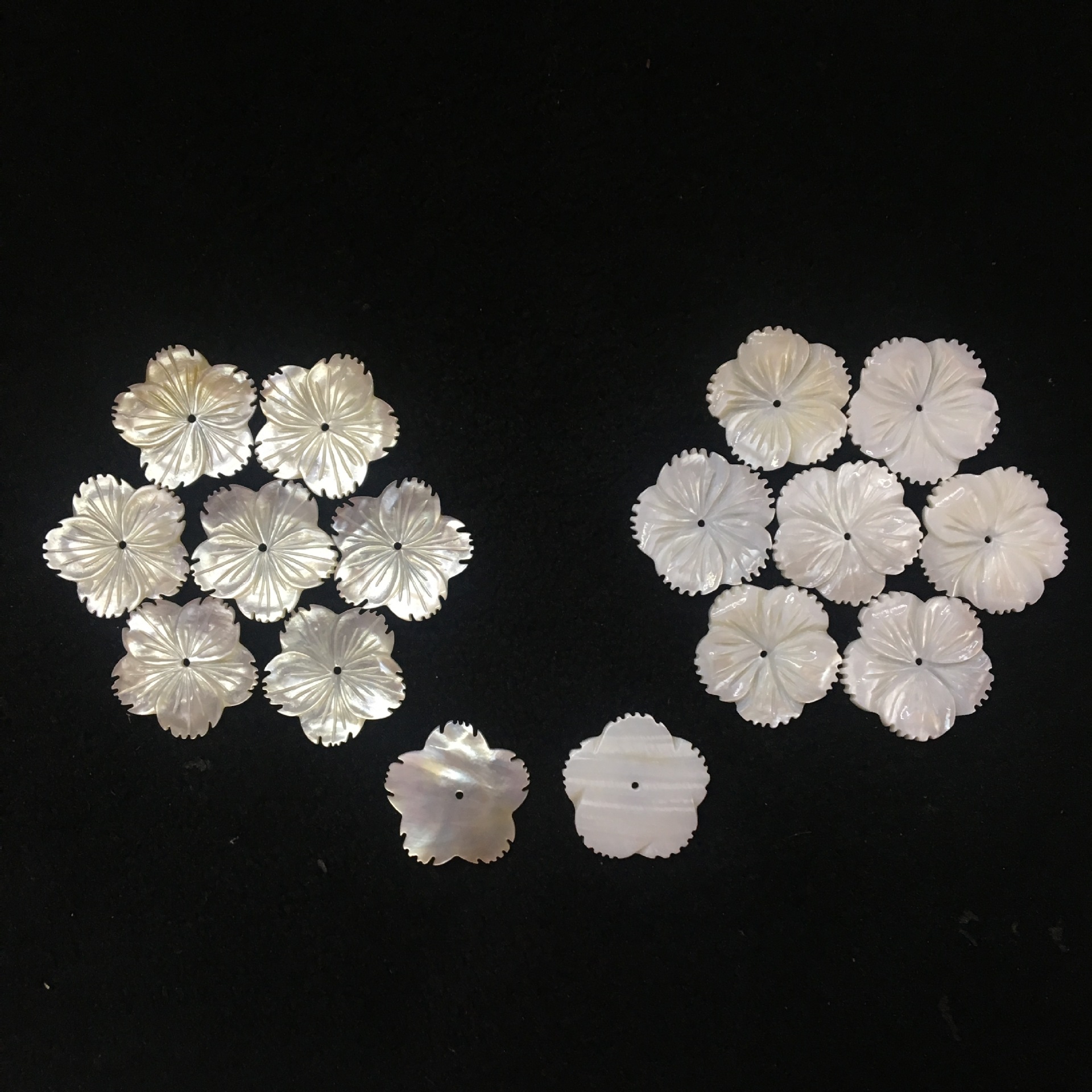 厂家直销天然贝壳五瓣花贝壳花diy手工饰品配件耳环发簪配饰现货