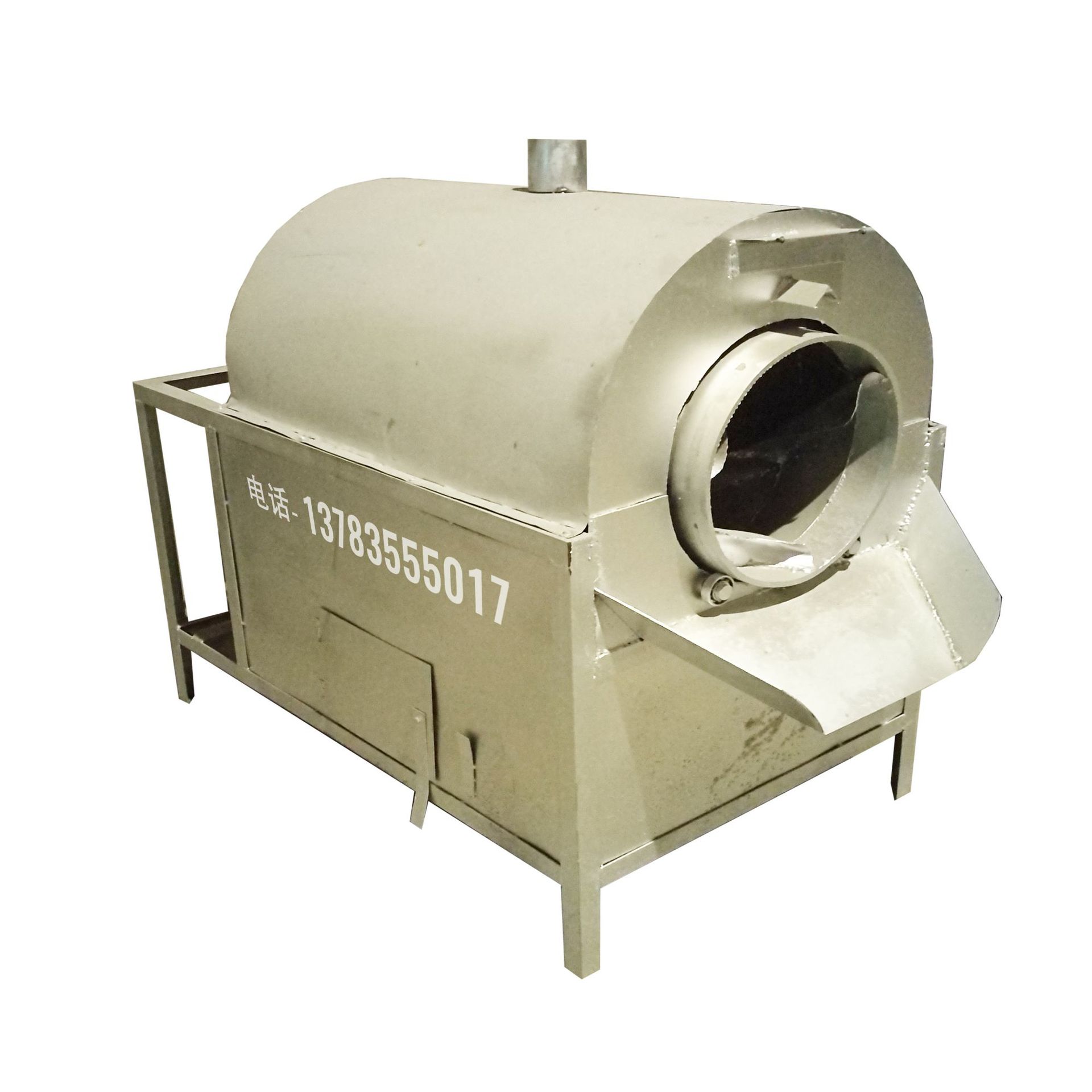 滚筒式电加热炒籽机 多功能花生干果炒货机 不锈钢糖炒栗自动设备-阿