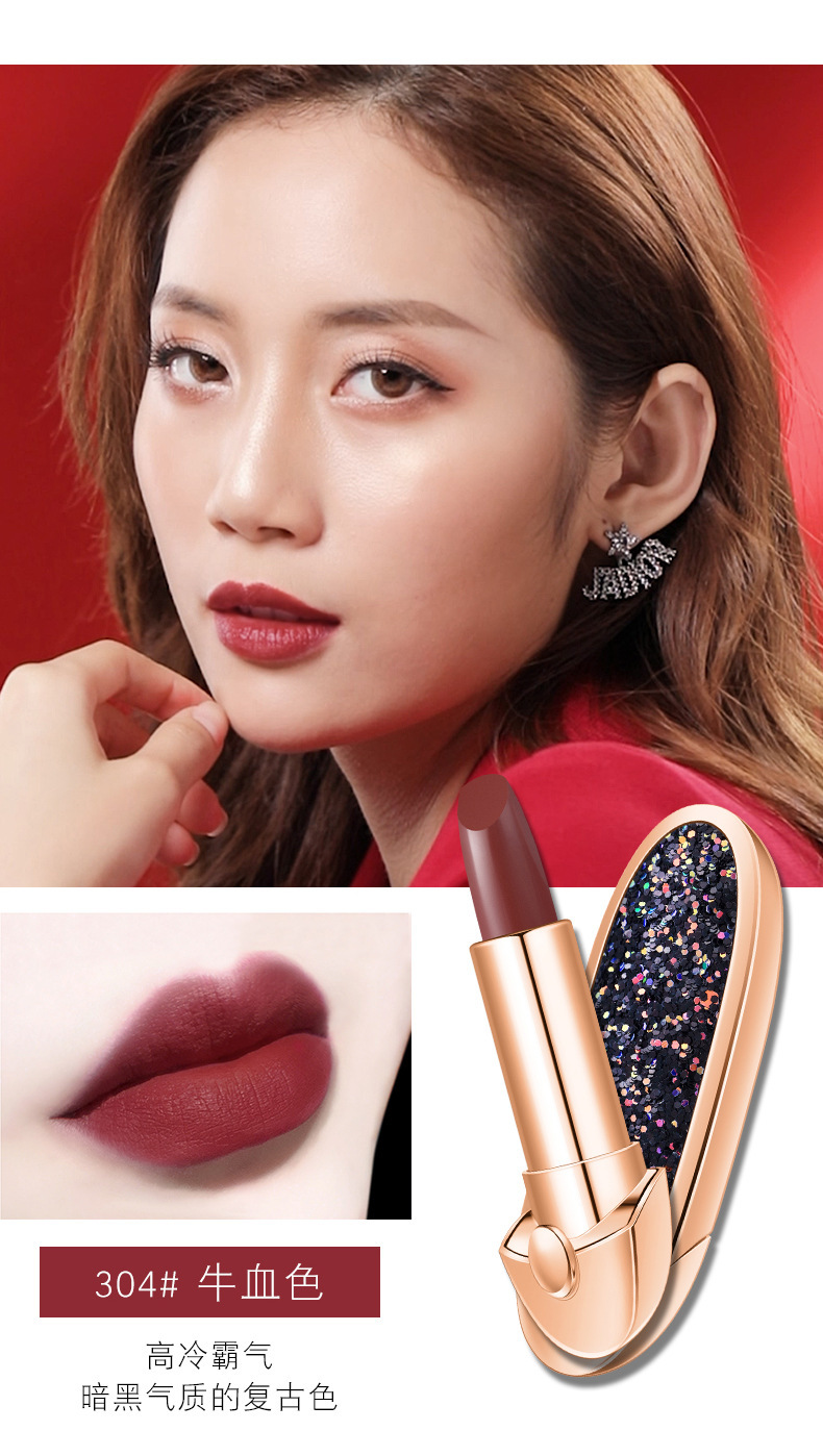 莉兹璀璨星空宝石口红套装小众口红滋润哑光平价替代色彩妆礼盒