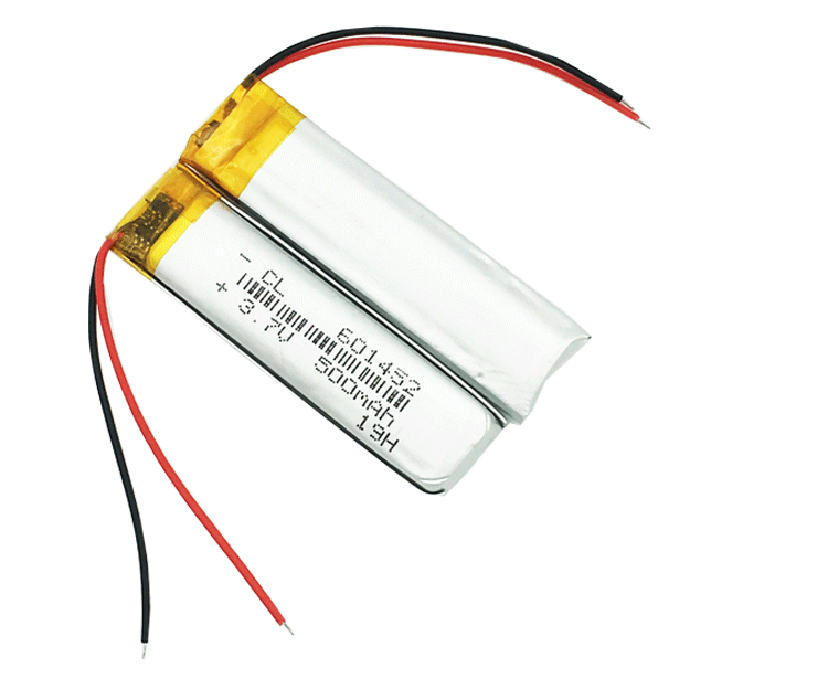 聚合物601452 3.7v 500毫安锂电池 led灯蓝牙数码 产品美容仪电池