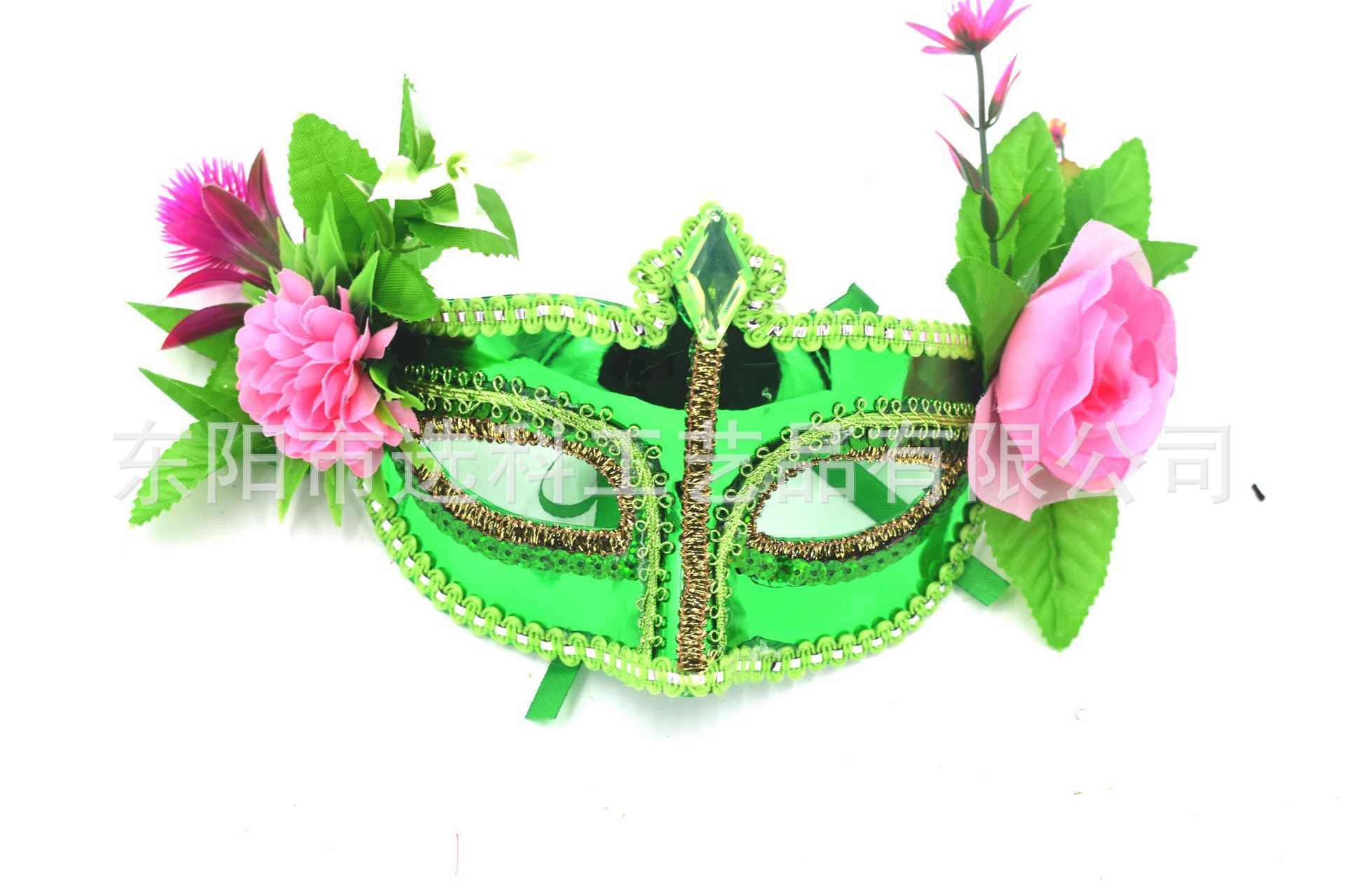 Factory Direct Sales Halloween Masquerade with Flowers Little Fairy Christmas Masquerade Party Mask