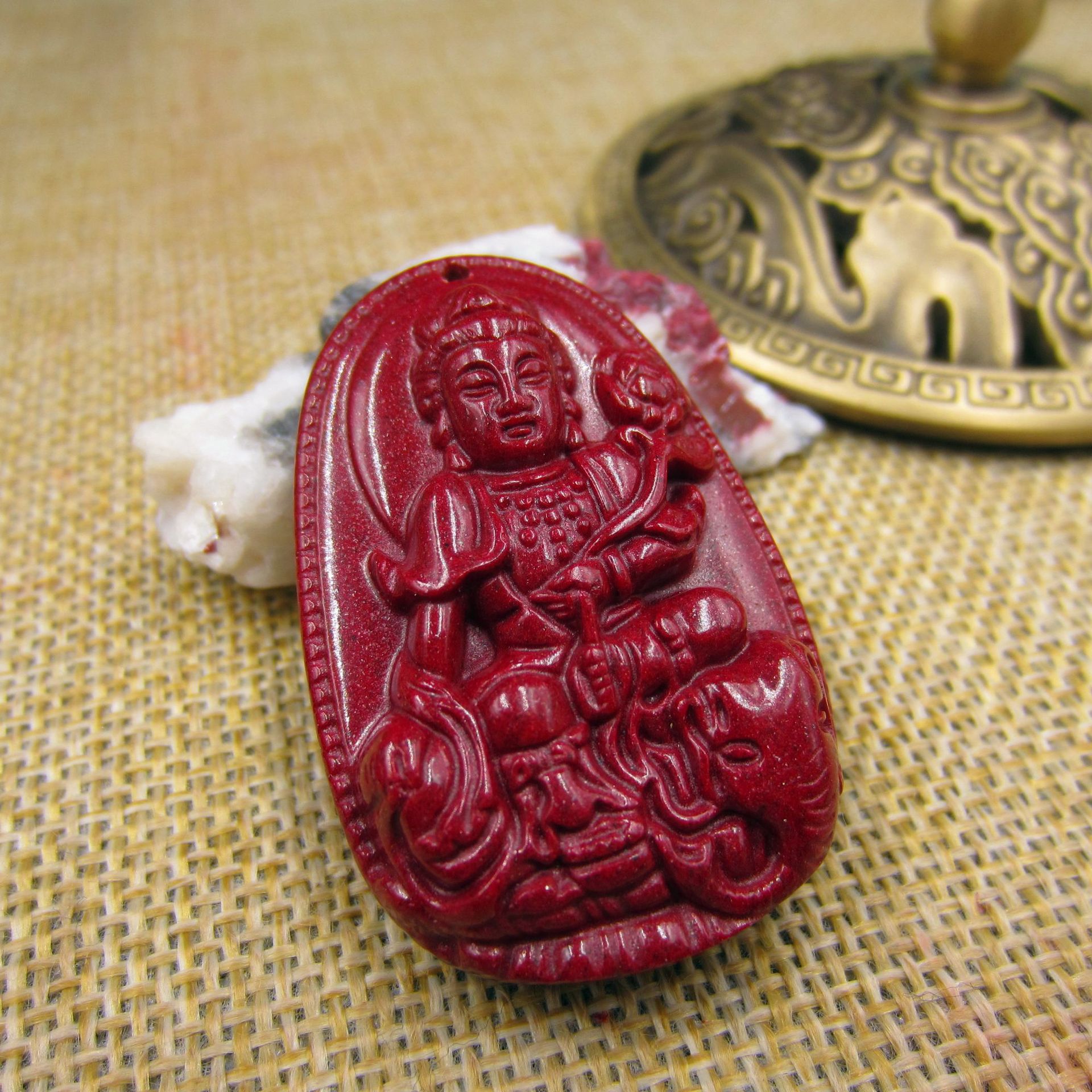 原矿朱砂 生肖本命佛吊坠紫金砂十二生肖守护神吊牌项坠项链