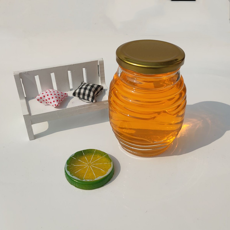定制1斤装蜂蜜玻璃瓶瓶 360ml果酱瓶 500g蜂蜜瓶