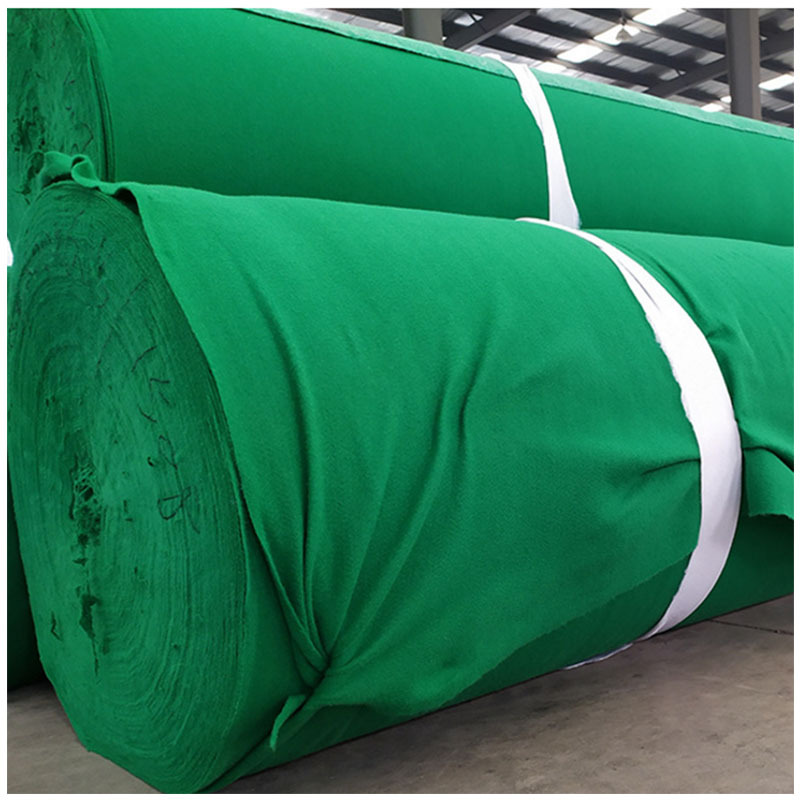 盖土无纺布 工地防尘覆盖土工布 绿色防尘土工布