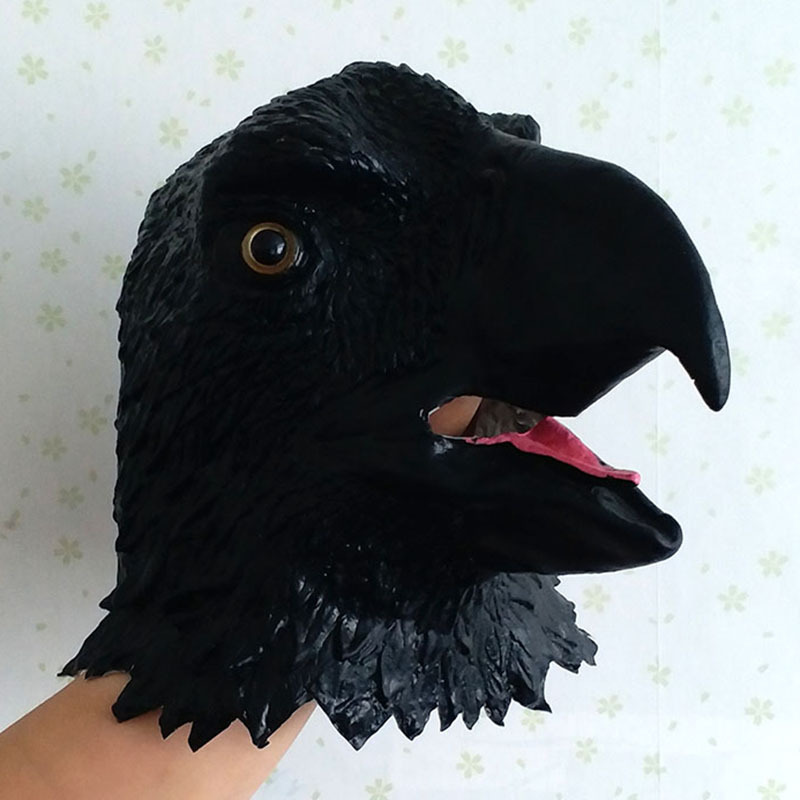 老鹰动物头套面具乳胶搞笑大雕成人儿童恐怖动物面具头套厂家批发