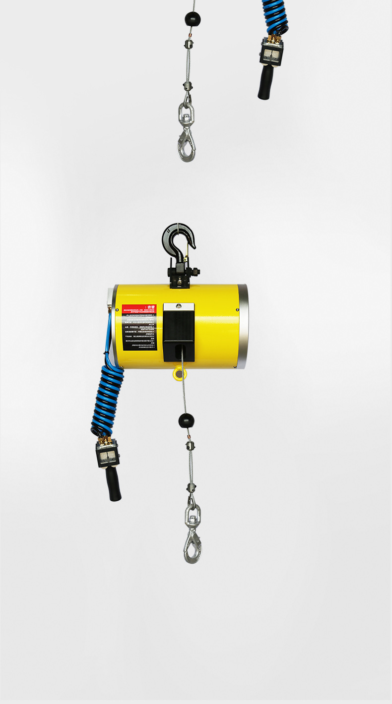 厂家直供125kg气动助力机械手气动平衡吊 钢丝绳可移动气动平衡器