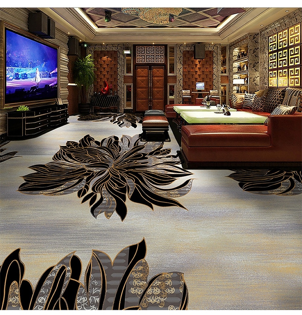 海马地毯 ktv包房地毯 阻燃防静电防污地毯 大连地毯