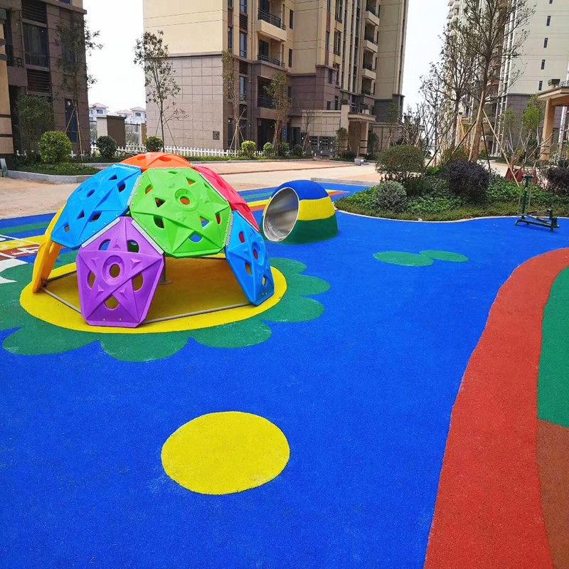 厂家直销天建帕斯高幼儿园epdm橡胶地板 儿童游乐场塑胶安全地垫