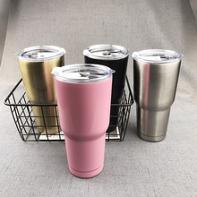 冰霸汽车杯时尚真空一体杯双层不锈钢液体杯密封防漏水保温可定制