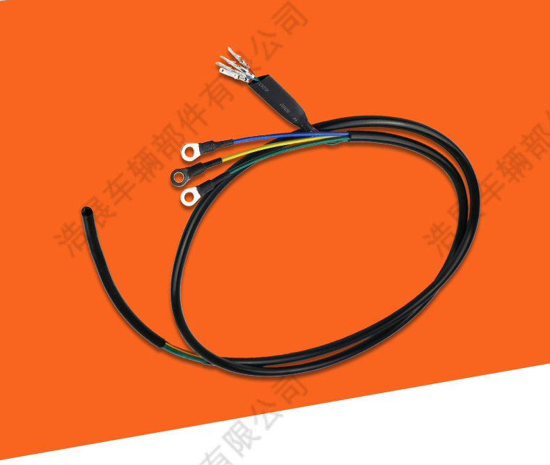 供应:电动车高温八芯电机线800w,电动车配件