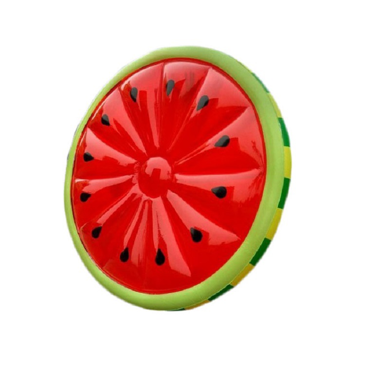 厂家热销环保pvc充气半圆西瓜浮排 水上游泳菠萝香蕉浮排现货批发